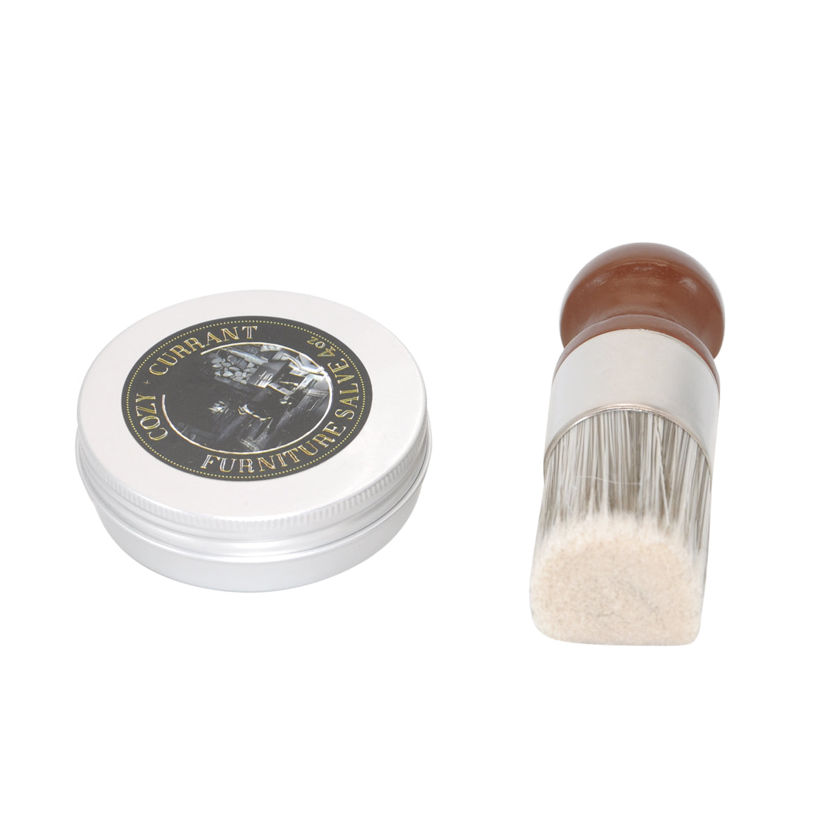 COZY + CURRANT Furniture Salve Leather Salve Wood Salve Furniture Polishes Leather Preserving Polishes Leather Polishes With Brush
