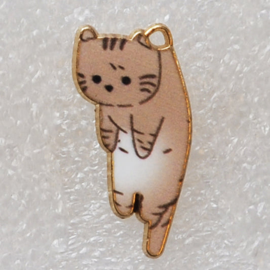 Lazy Cat Pendant DIY For Necklace Earring Keychain or Phone Charm,etc