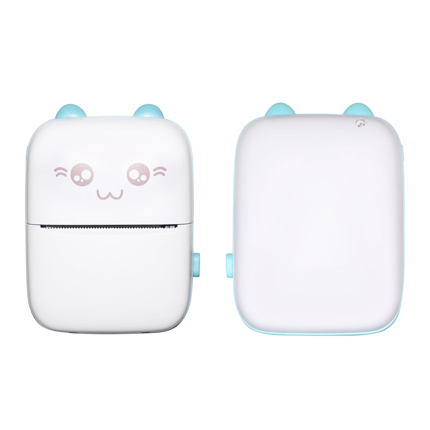 Mini Photo Printer Bluetooth Wireless Smart Printer With 1 Roll Printing Paper Compatible With iOS And Android