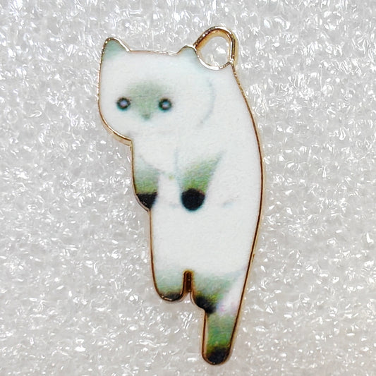 Lazy Cat Pendant DIY For Necklace Earring Keychain or Phone Charm,etc