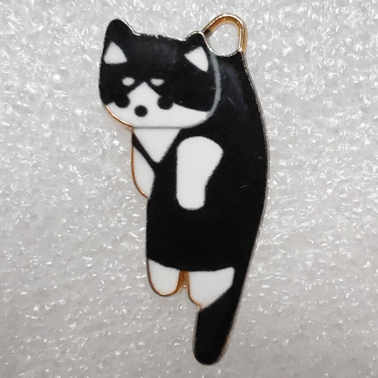 Lazy Cat Pendant DIY For Necklace Earring Keychain or Phone Charm,etc