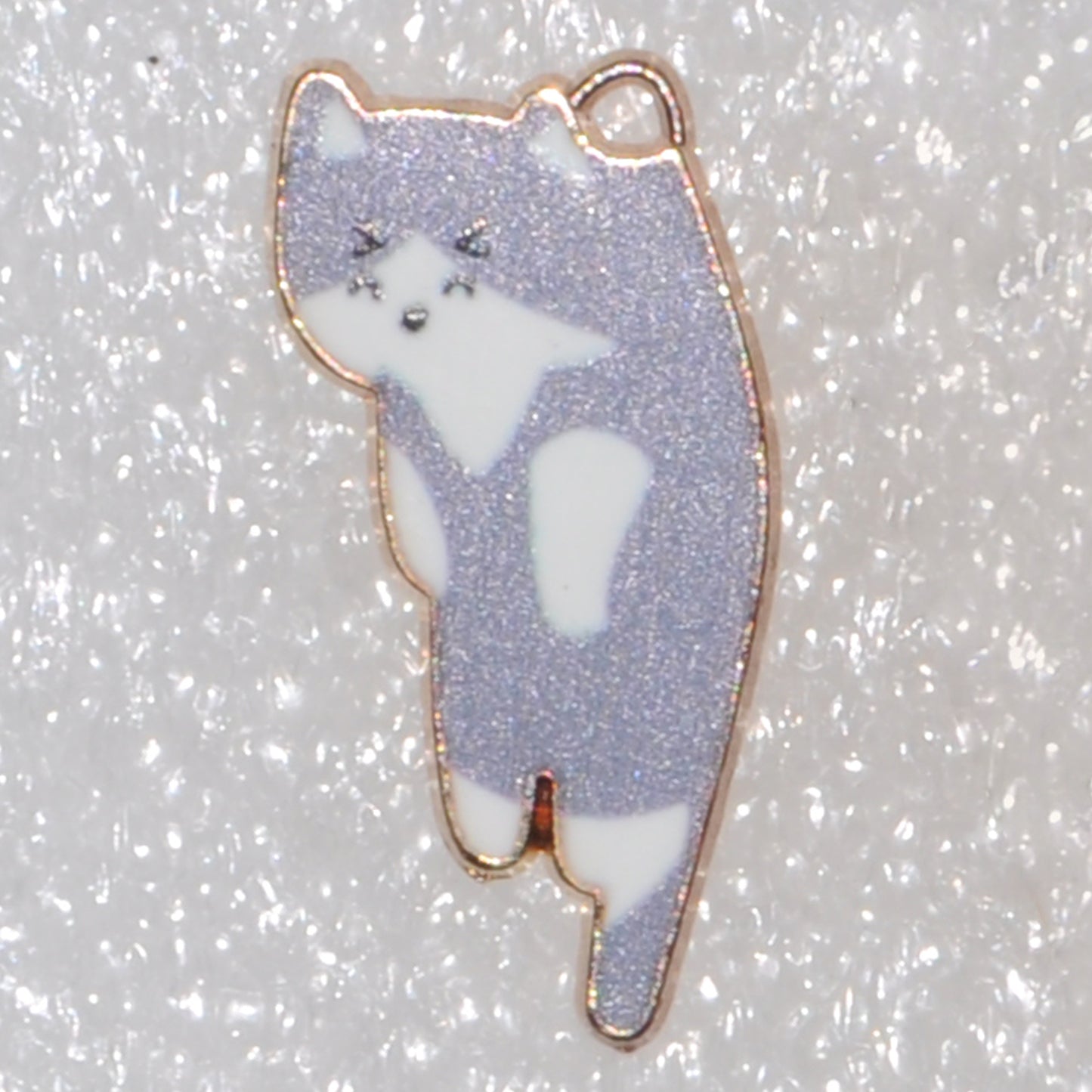 Lazy Cat Pendant DIY For Necklace Earring Keychain or Phone Charm,etc