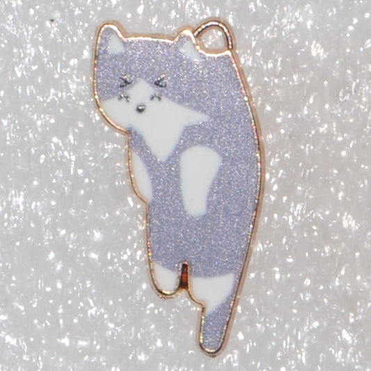 Lazy Cat Pendant DIY For Necklace Earring Keychain or Phone Charm,etc